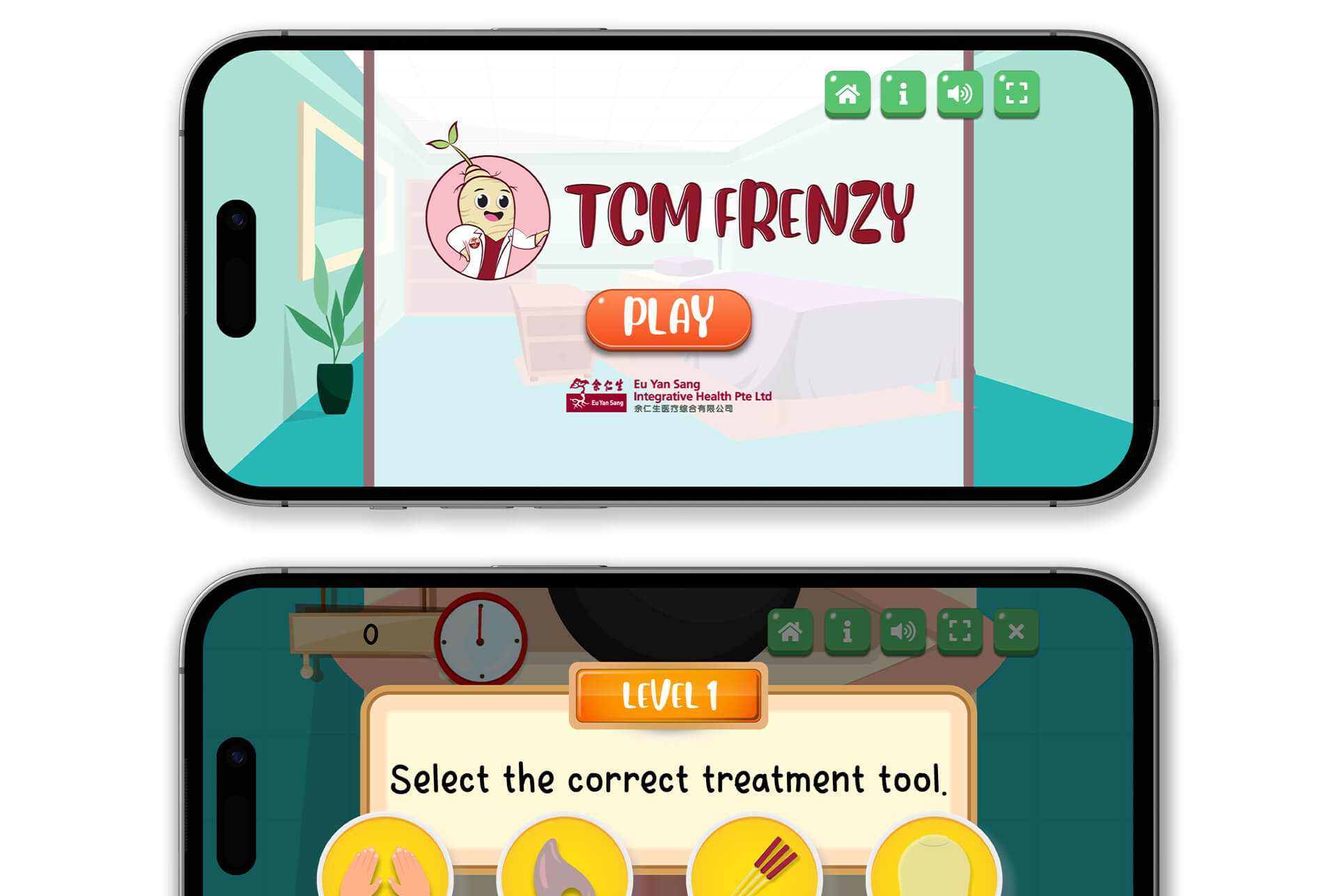 Weboleh Custom Web HTML5 Game Eu Yan Sang Singapore TCM Frenzy 01